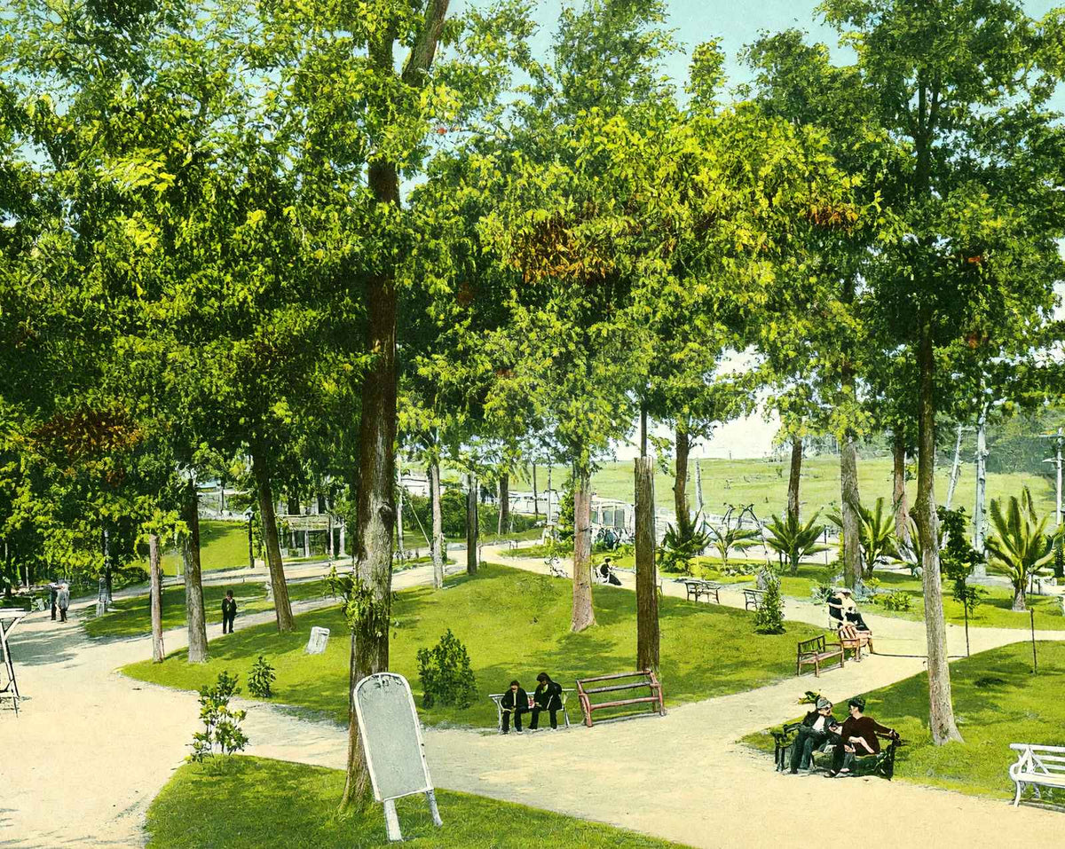 Rivermont Park in Lynchburg in 1906 vintage print