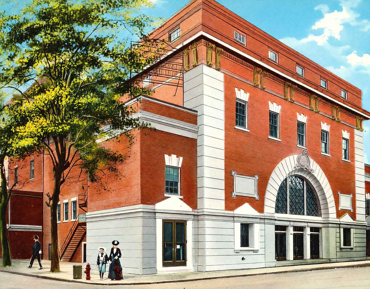 Lyric Theatre Mobile Alabama in 1905 Vintage Print (7 Sizes) - Shipped Flat