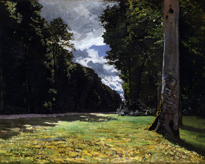 Le Pavé de Chailly in the Forest of Fontainebleau by Monet 8x10" Art Print
