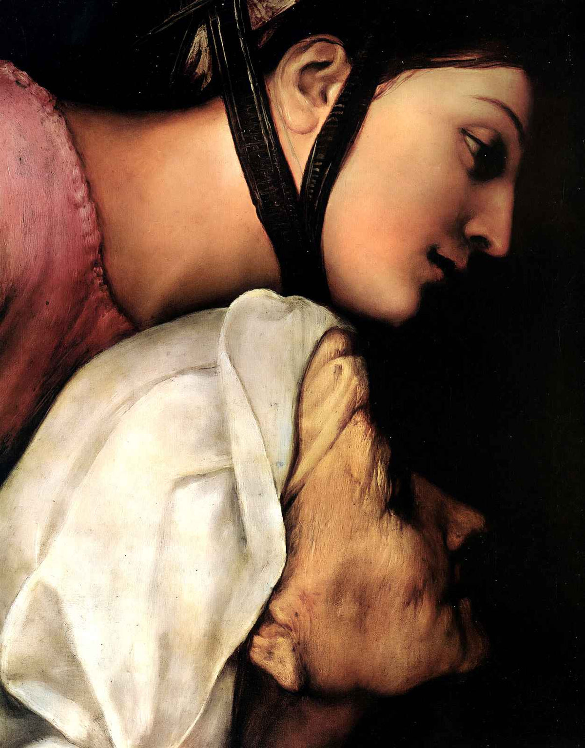 Madonna of the Cloth (Detail) 1514 Painting by Raphael Art Print (6 Sizes)