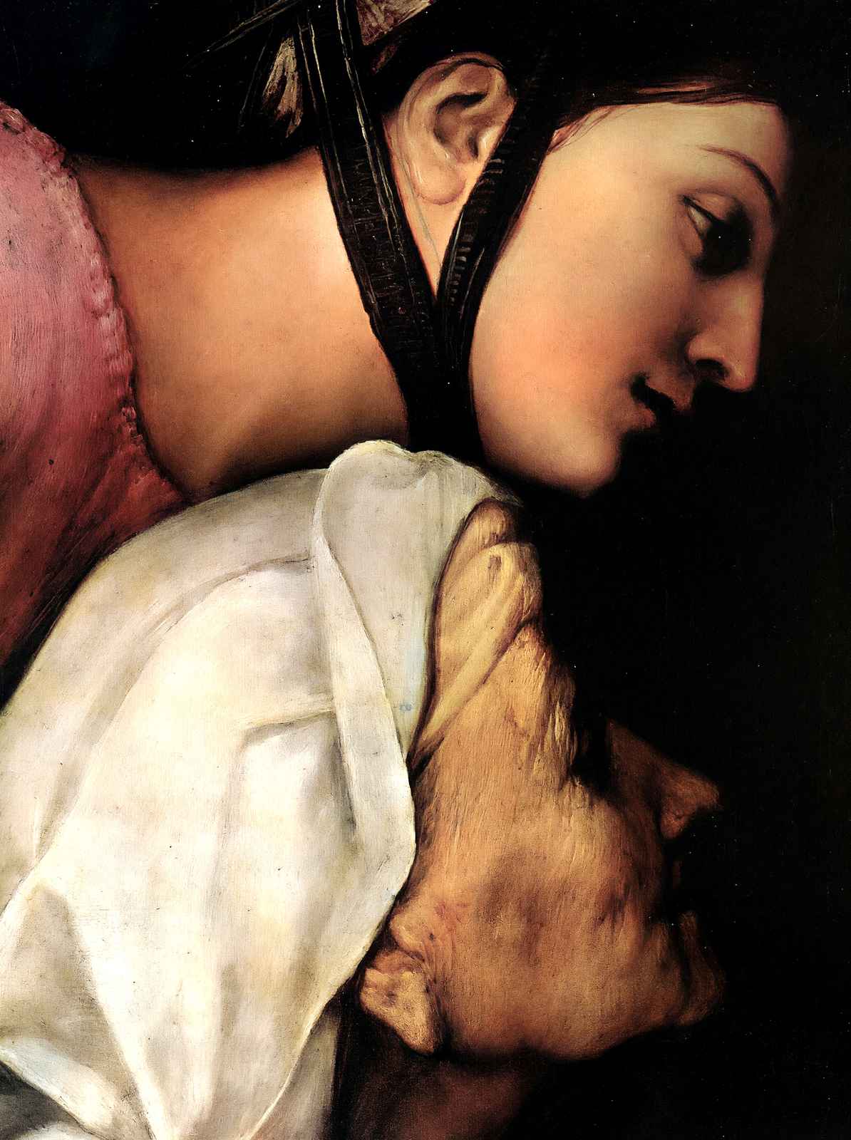 Madonna of the Cloth (Detail) 1514 Painting by Raphael Art Print (6 Sizes)