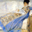 Madame Monet art print by Pierre-Auguste Renoir (1872)