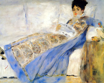 Madame Monet art print by Pierre-Auguste Renoir (1872)