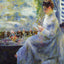 Madame Chocquet Reading Art Print 1876 by Pierre-Auguste Renoir (6 Sizes)