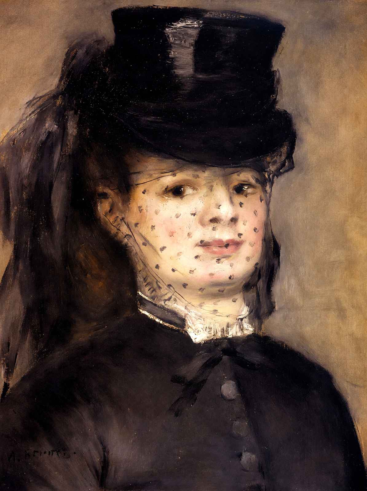 Madame Darras As an Horsewoman Art Print 1873 by Pierre-Auguste Renoir (6 Sizes)