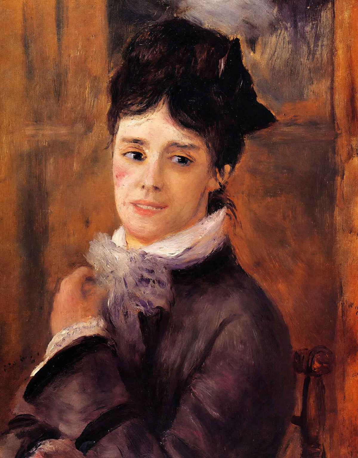Madame Claude Monet Art Print 1872 Painting by Pierre-Auguste Renoir (6 Sizes)
