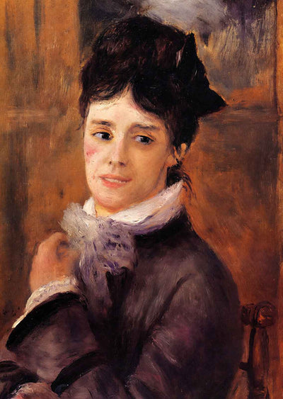 Madame Claude Monet Art Print 1872 Painting by Pierre-Auguste Renoir (6 Sizes)