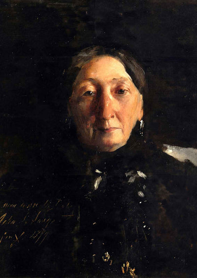Madame Francois Buloz Art Print 1879 Painting by John Singer Sargent (6 Sizes)
