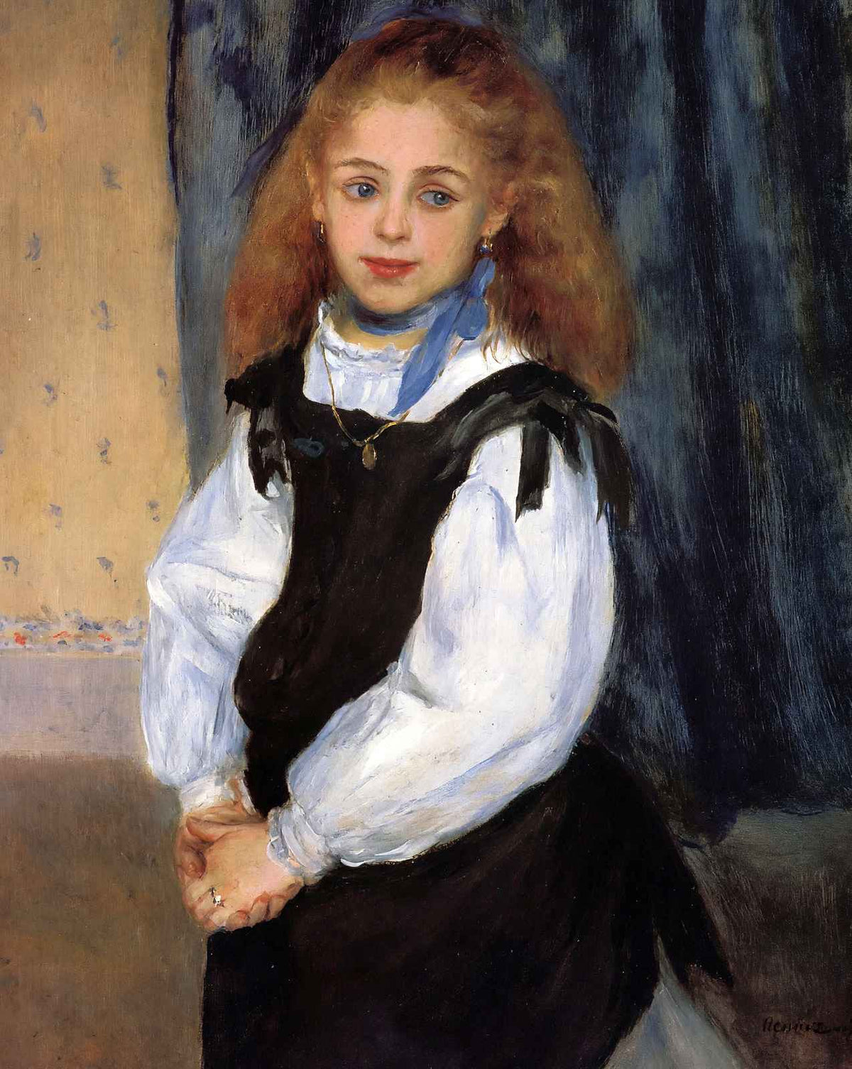 Mademoiselle Legrand art print by Pierre-Auguste Renoir (1875)