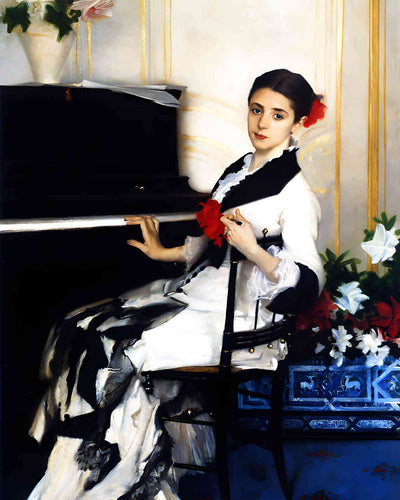 Madame Ramon Subercaseaux 1881 Painting by John Singer Sargent 8x10" Art Print