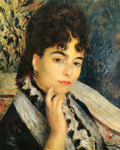 Madame Alphonse Daudet art print by Pierre-Auguste Renoir (1876)