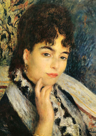 Madame Alphonse Daudet Art Print 1876 by Pierre-Auguste Renoir (6 Sizes)