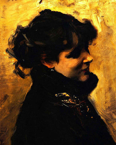 Madame Errazuriz fine art print by John Singer Sargent (1882)