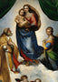 Madonna Sixtina Painting by Raphael Bible Art Print (6 Sizes) - Mary