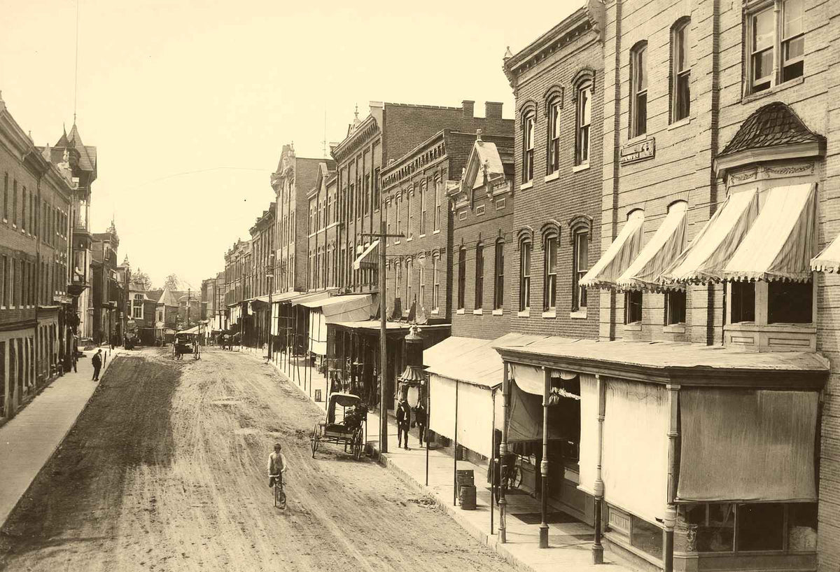 Main Street Salisbury MD in 1905 Vintage Photo (7 Sizes) - Acid Free