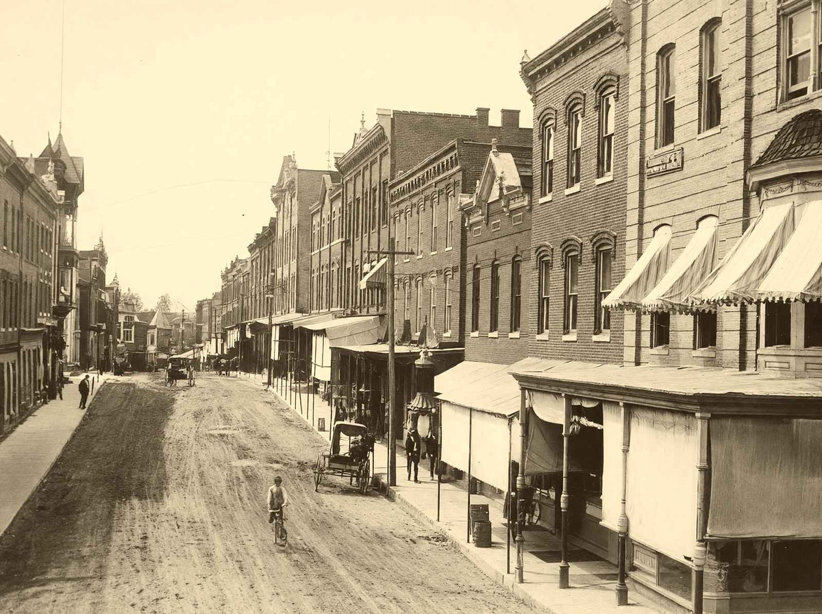 Main Street Salisbury MD in 1905 Vintage Photo (7 Sizes) - Acid Free