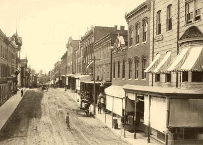 Main Street Salisbury MD in 1905 Vintage Photo (7 Sizes) - Acid Free