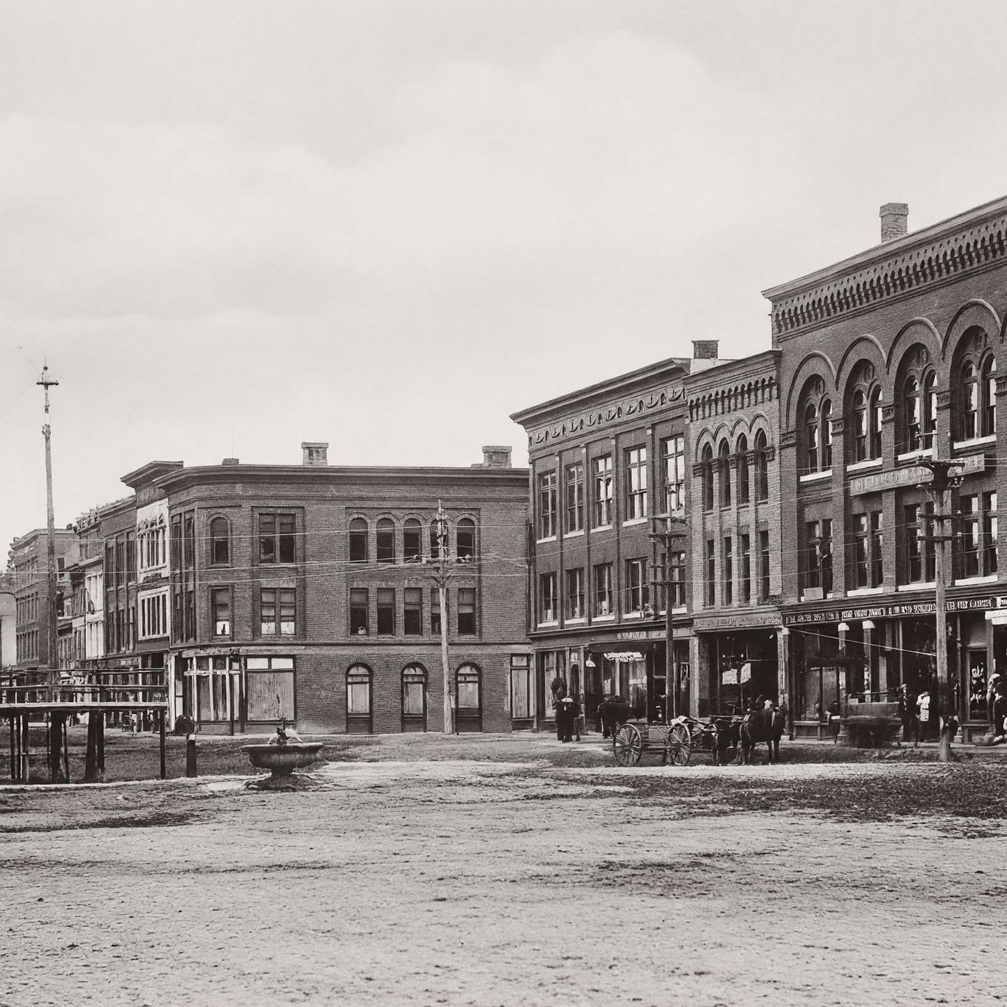 Main Street Houlton Maine in 1905 Photo Print (7 Sizes) - High Quality
