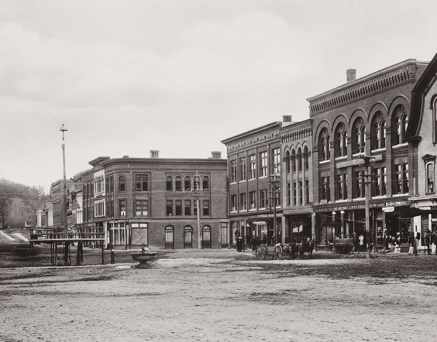 Main Street Houlton Maine in 1905 Photo Print (7 Sizes) - High Quality