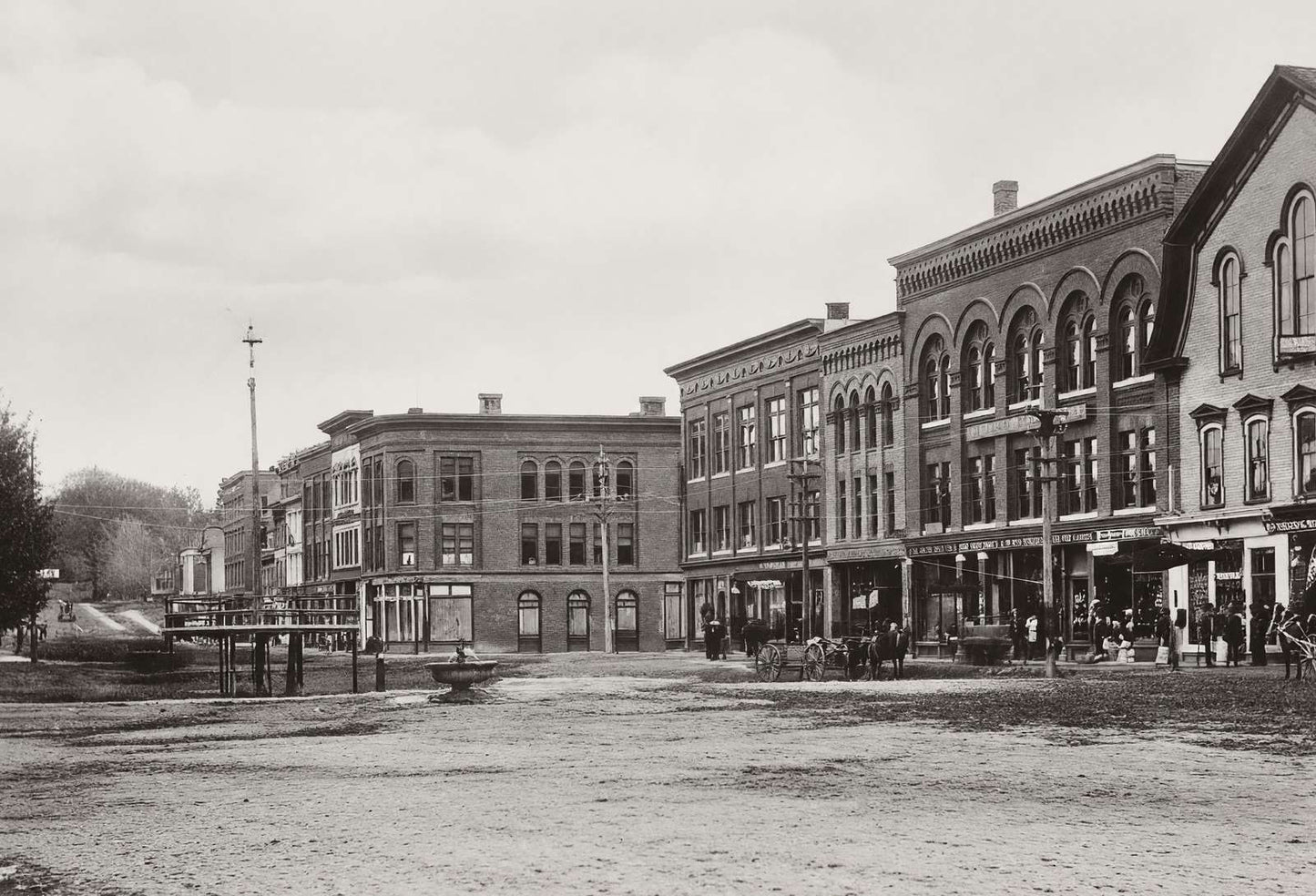 Main Street Houlton Maine in 1905 Photo Print (7 Sizes) - High Quality