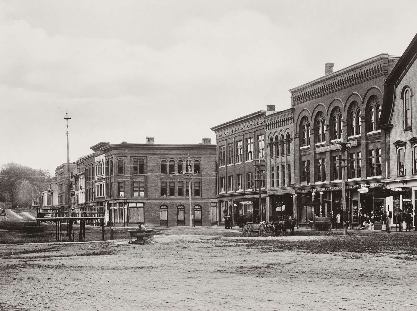 Main Street Houlton Maine in 1905 Photo Print (7 Sizes) - High Quality