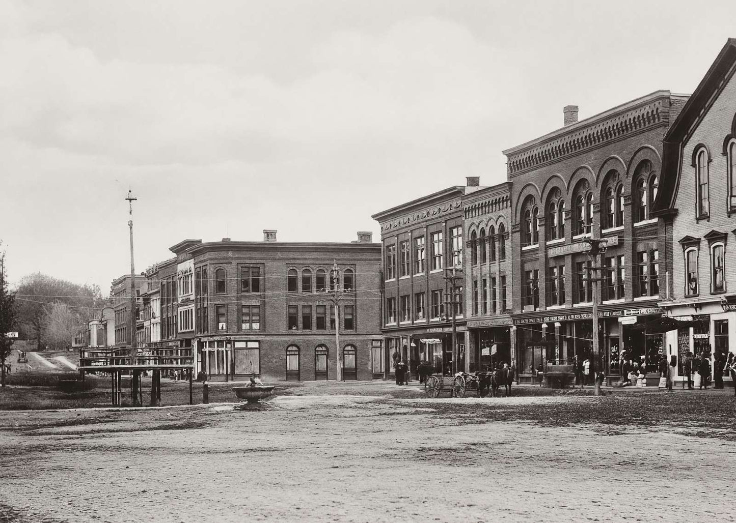Main Street Houlton Maine in 1905 Photo Print (7 Sizes) - High Quality