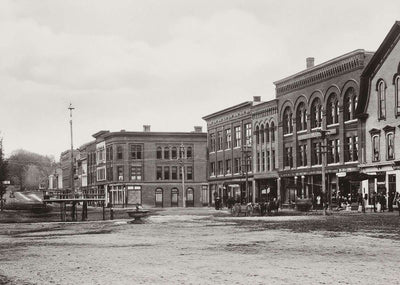 Main Street Houlton Maine in 1905 Photo Print (7 Sizes) - High Quality
