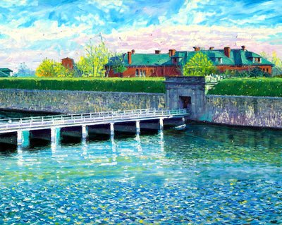 Main Entrance in Fort Monroe in 1907 art print