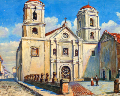 Church and Convent of San Augustine art print
