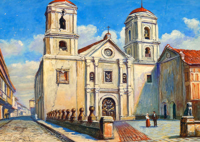 Church and Convent of San Augustine Manila Art Print (7 Sizes)
