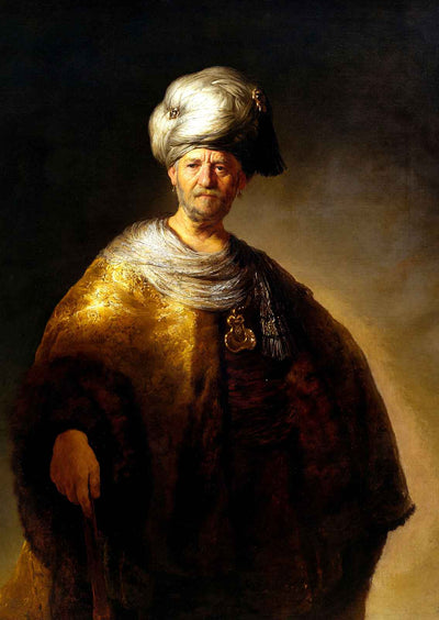 Man in Oriental Costume 1632 Art Print (6 Sizes) - Archival Paper