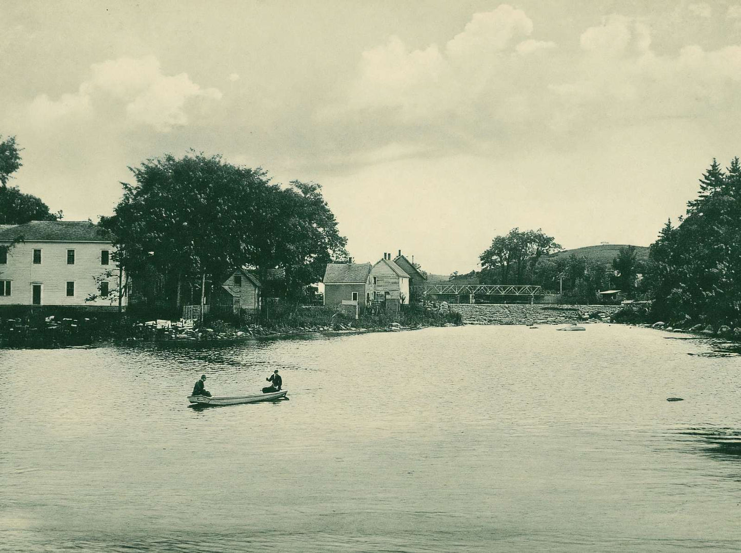 Marsh Stream Frankfort Maine in 1907 Vintage Print (7 Sizes) - Archival Paper
