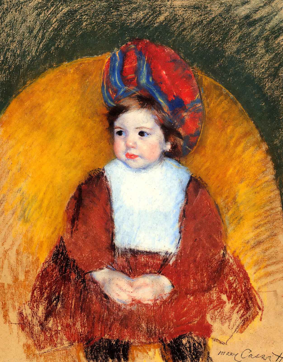Margot Art Print 1902 Painting by Mary Cassatt (6 Sizes) - Acid Free