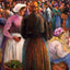 Market at Pontoise Art Print 1895 Painting by Camille Pissarro (6 Sizes)