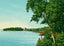 Mark's Bay from Red Rocks Burlington VT in 1907 Vintage Print (7 Sizes)