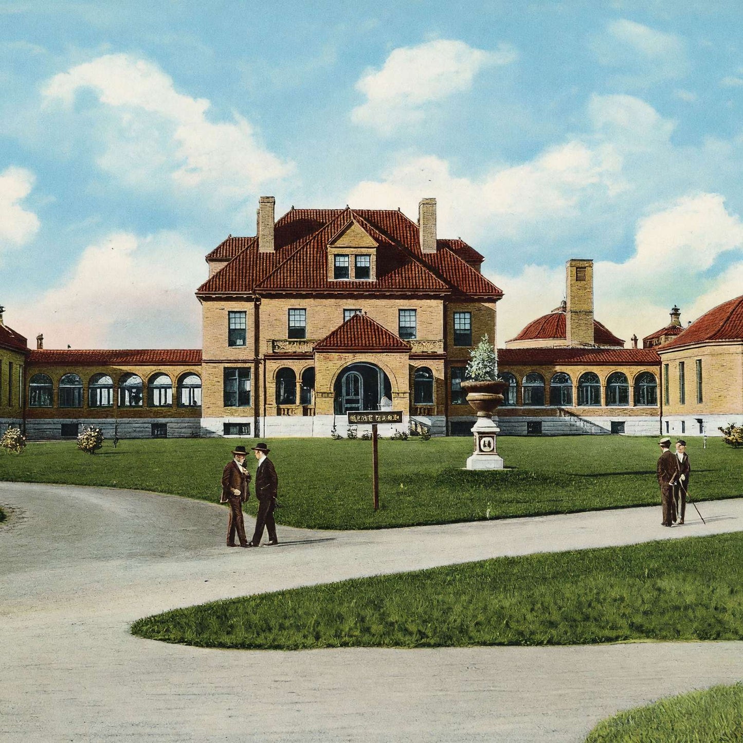 Mary Hitchcock Memorial Hospital Hanover NH in 1910 Vintage Print (7 Sizes)