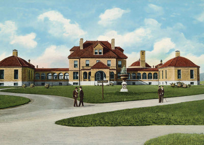 Mary Hitchcock Memorial Hospital Hanover NH in 1910 Vintage Print (7 Sizes)