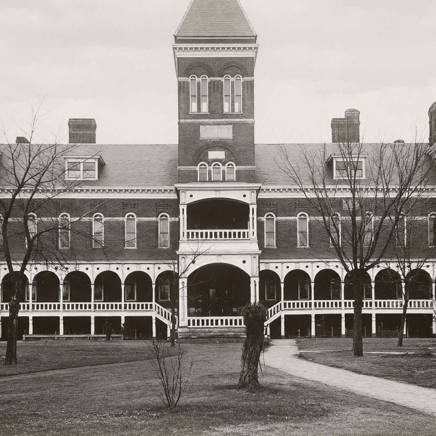Main Building Soldiers Home Marshalltown Iowa in 1905 Restored Photo Print