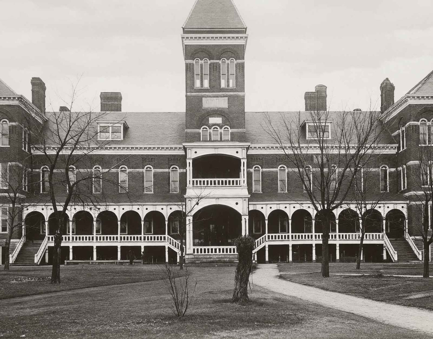 Main Building Soldiers Home Marshalltown Iowa in 1905 Restored Photo Print