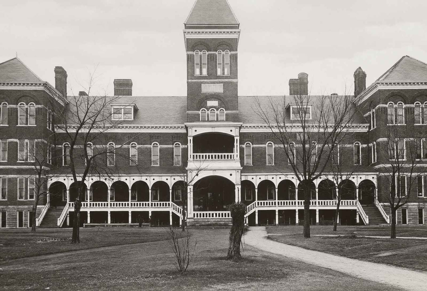 Main Building Soldiers Home Marshalltown Iowa in 1905 Restored Photo Print