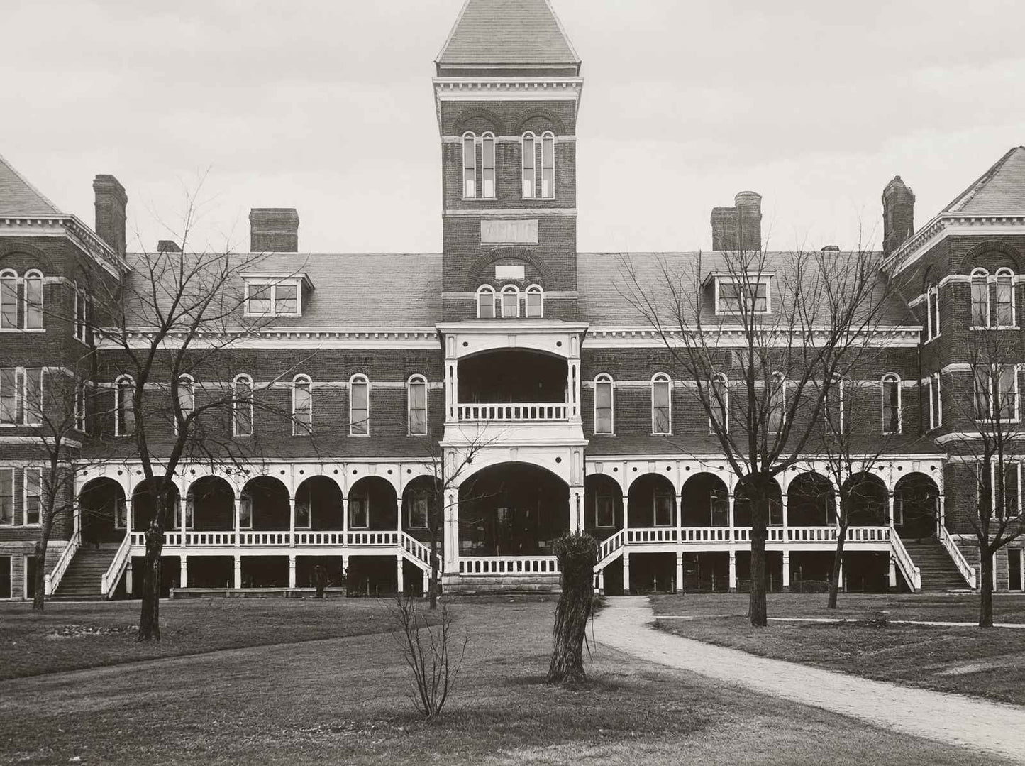 Main Building Soldiers Home Marshalltown Iowa in 1905 Restored Photo Print
