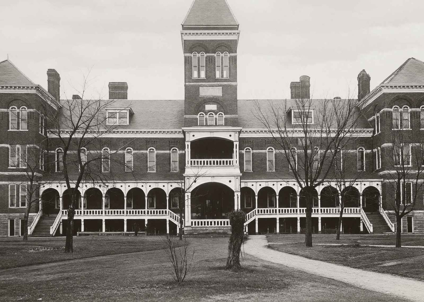 Main Building Soldiers Home Marshalltown Iowa in 1905 Restored Photo Print