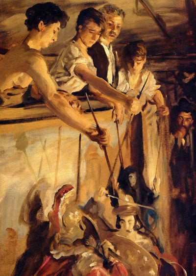 Marionettes Art Print 1903 Painting by John Singer Sargent (6 Sizes)