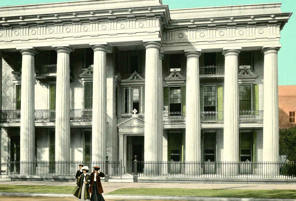 McGill Institute Mobile Alabama in 1905 Vintage Print (7 Sizes)