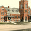 M.E. Church Shelby Ohio in 1906 Vintage Print (7 Sizes) - High Quality