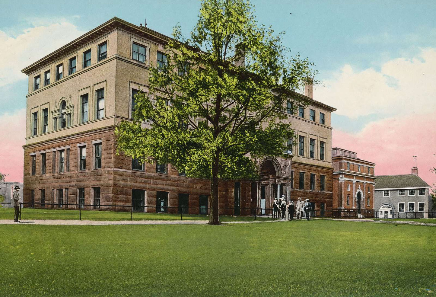 Medical Hall Anatomical and Animal Buildings University Vintage Print (7 Sizes)