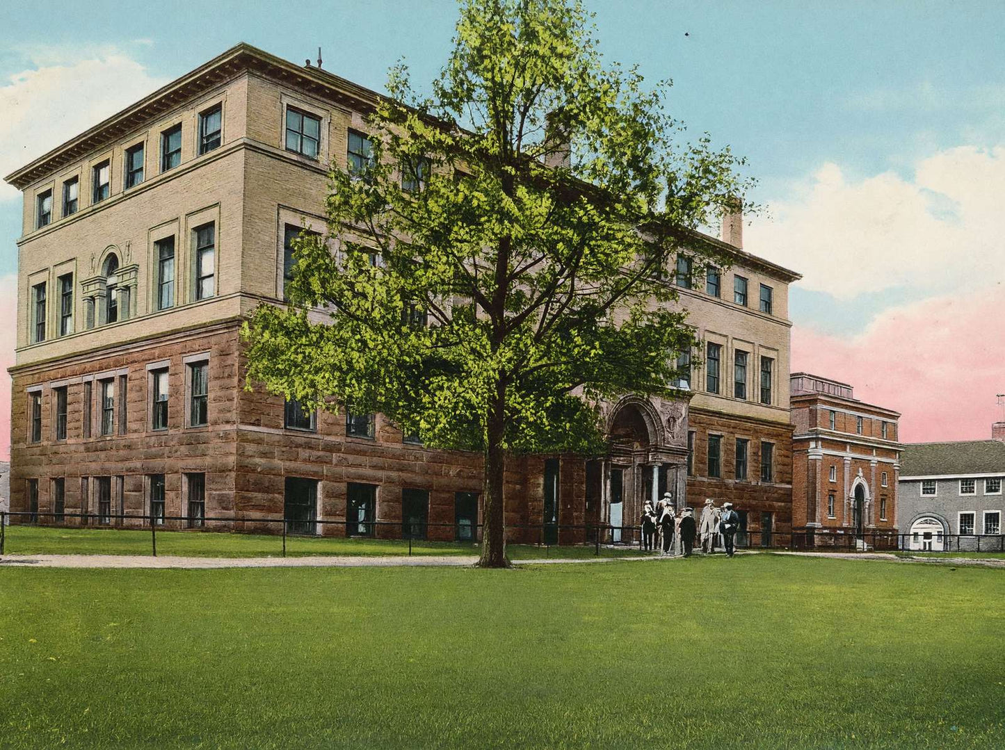 Medical Hall Anatomical and Animal Buildings University Vintage Print (7 Sizes)
