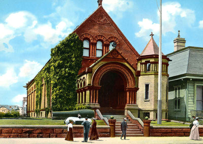 Memorial Hall New Orleans in 1905 Vintage Print (7 Sizes) - High Quality