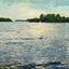Messalonskee Lake from Hallett's Island art print