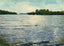 Messalonskee Lake from Hallett's Island Maine in 1905 Art Print (7 Sizes)